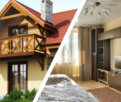 Разница в жилье, дом и квартира