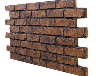 Панели пластиковые (ПВХ) под кирпич