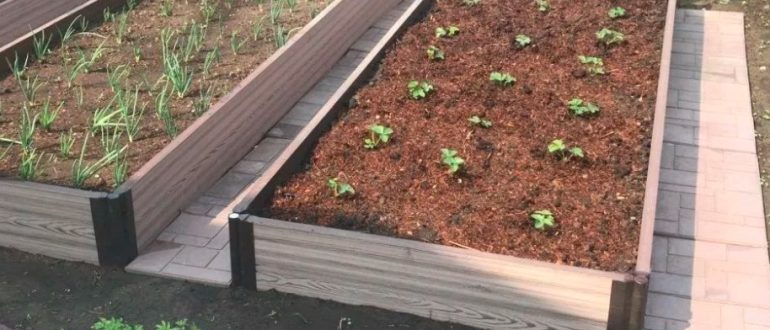 Основные преимущества грядок из древесно-полимерного композита