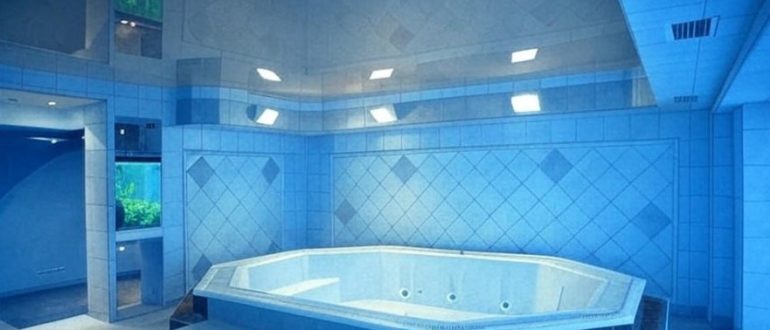 Натяжные потолки для бани: какие материалы выдержат жар и влажность