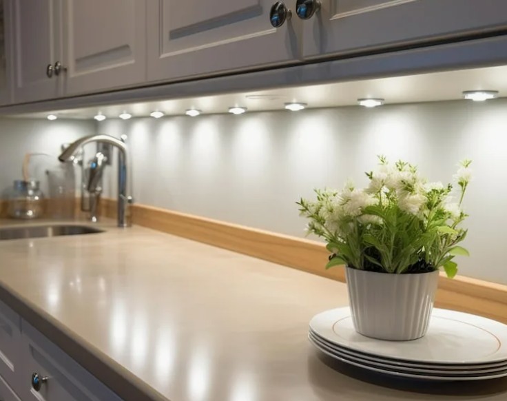 Как настроить освещение на кухне, чтобы удобно готовить и не слепило глаза