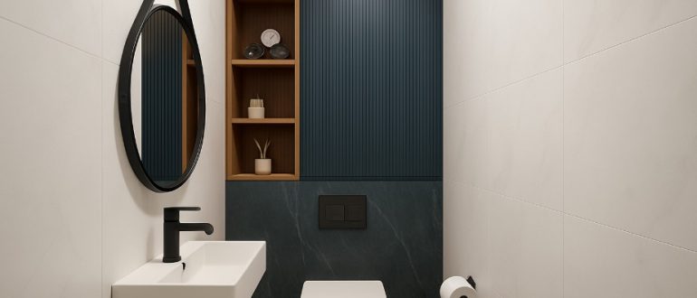 Дизайн маленького туалета: правила оформления