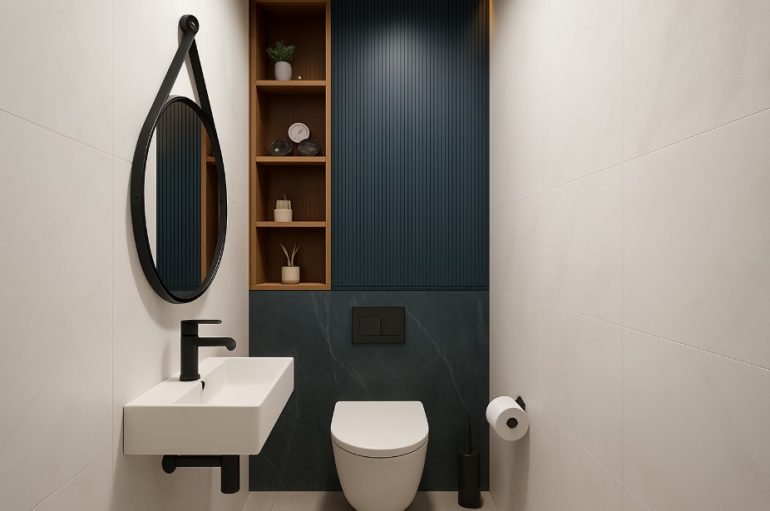 Дизайн маленького туалета: правила оформления